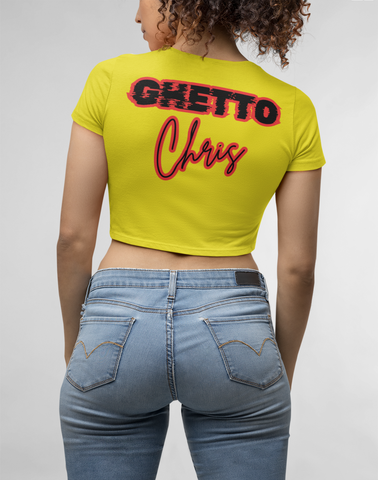Ghetto Chris Touring Crop Tee (Women)