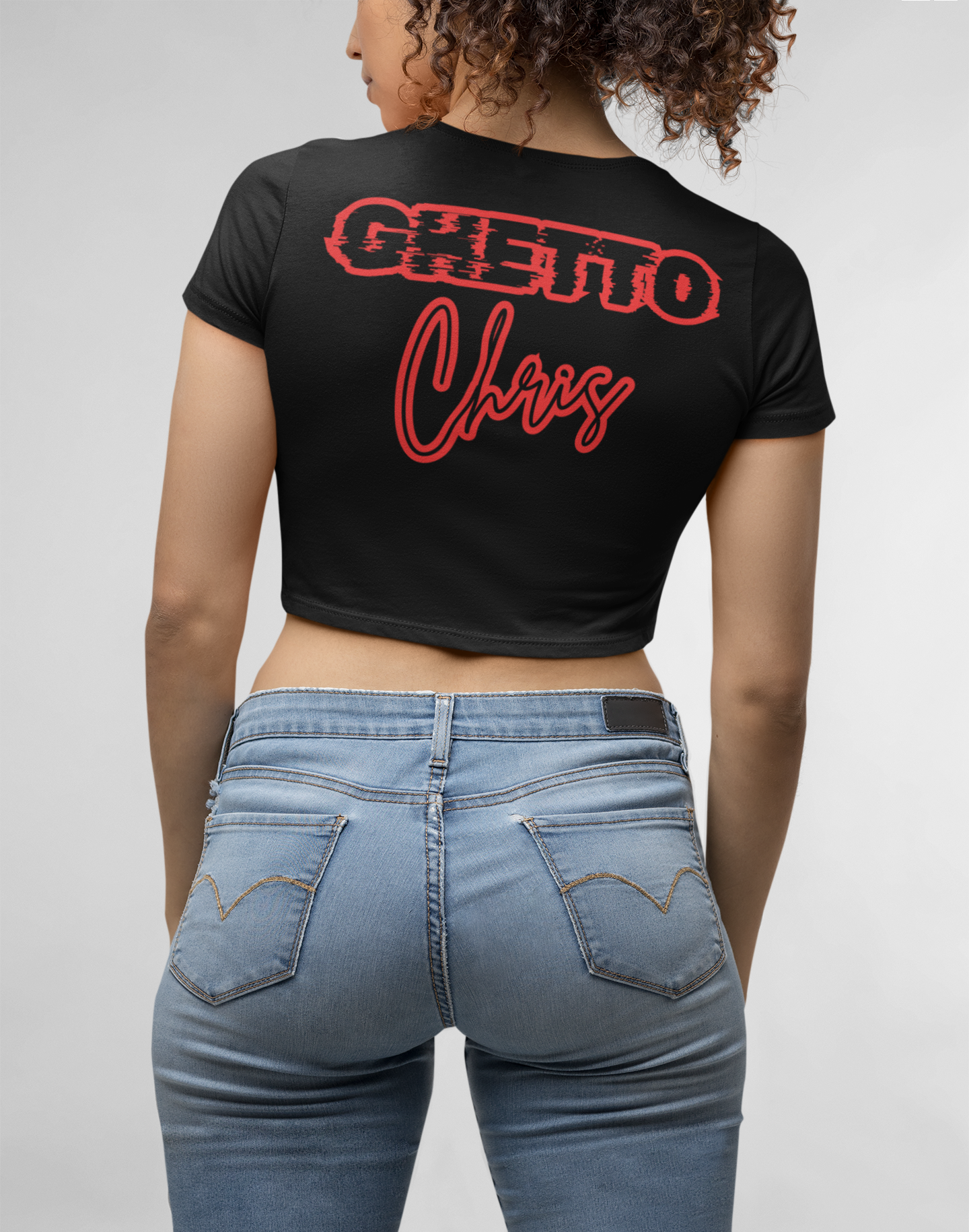 Ghetto Chris Touring Crop Tee (Women)