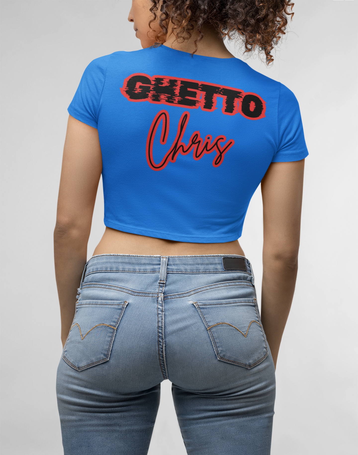 Ghetto Chris Touring Crop Tee (Women)