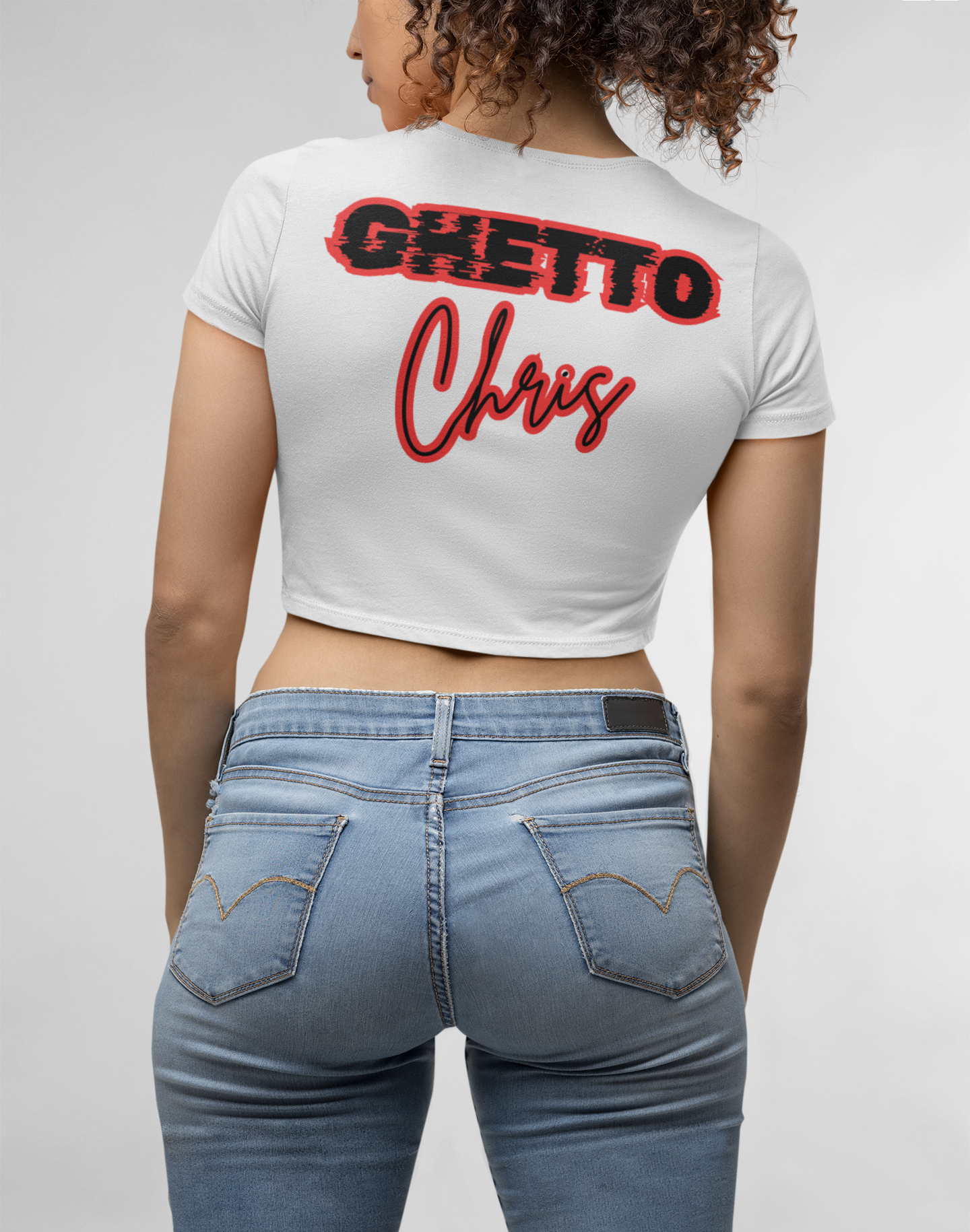 Ghetto Chris Touring Crop Tee (Women)