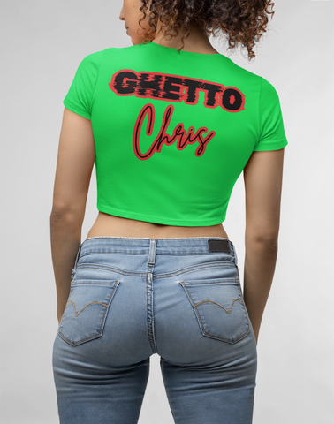 Ghetto Chris Touring Crop Tee (Women)