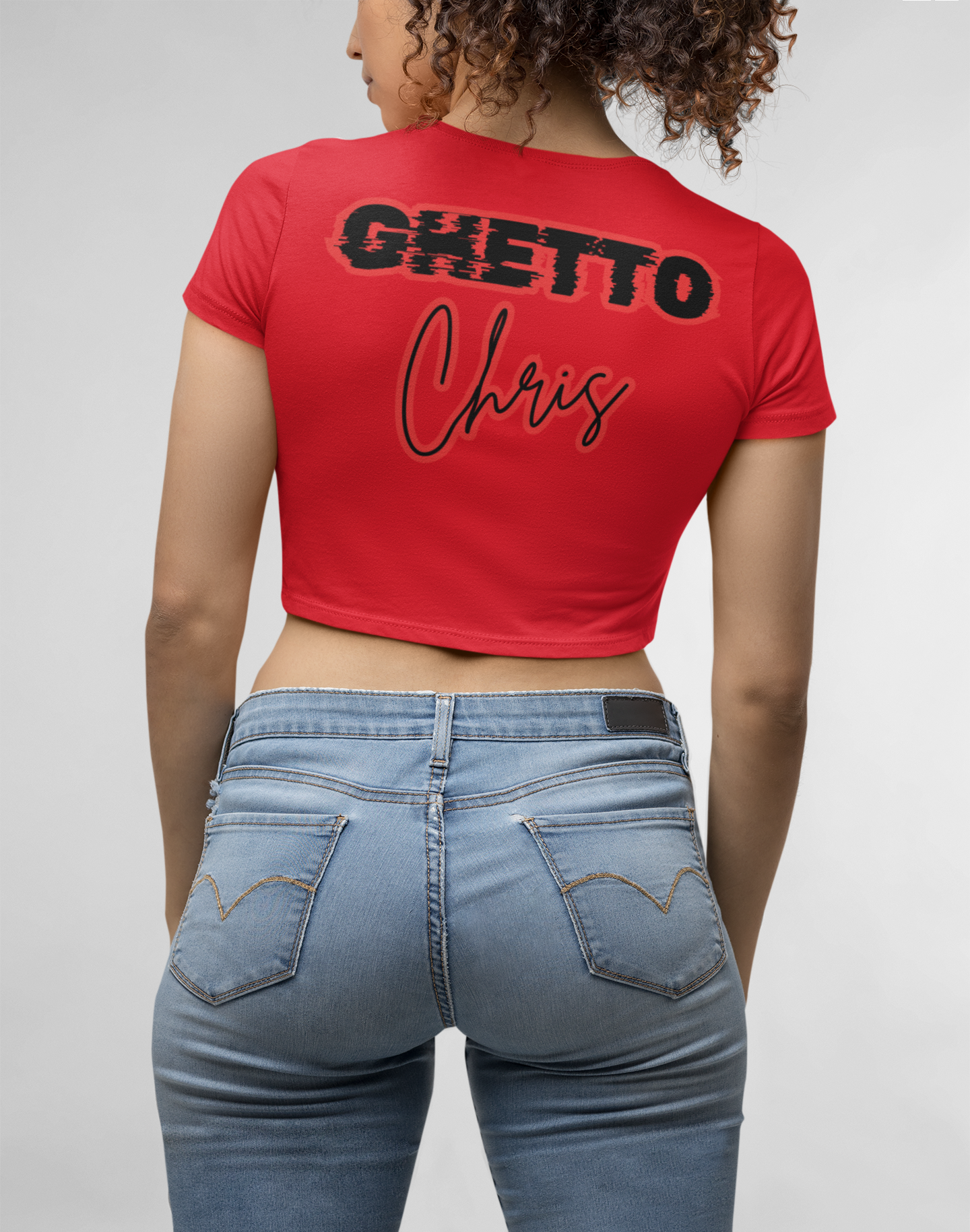 Ghetto Chris Touring Crop Tee (Women)