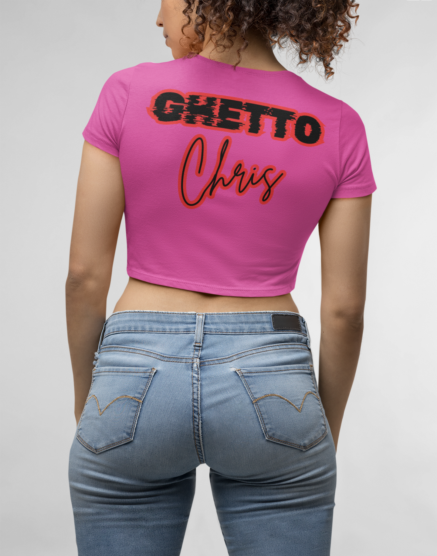 Ghetto Chris Touring Crop Tee (Women)