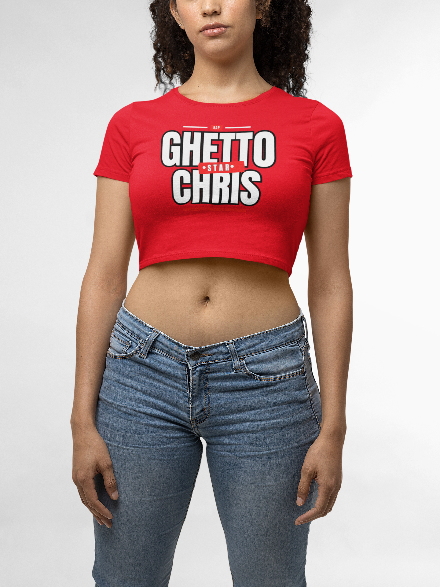 Ghetto Chris Touring Crop Tee (Women)