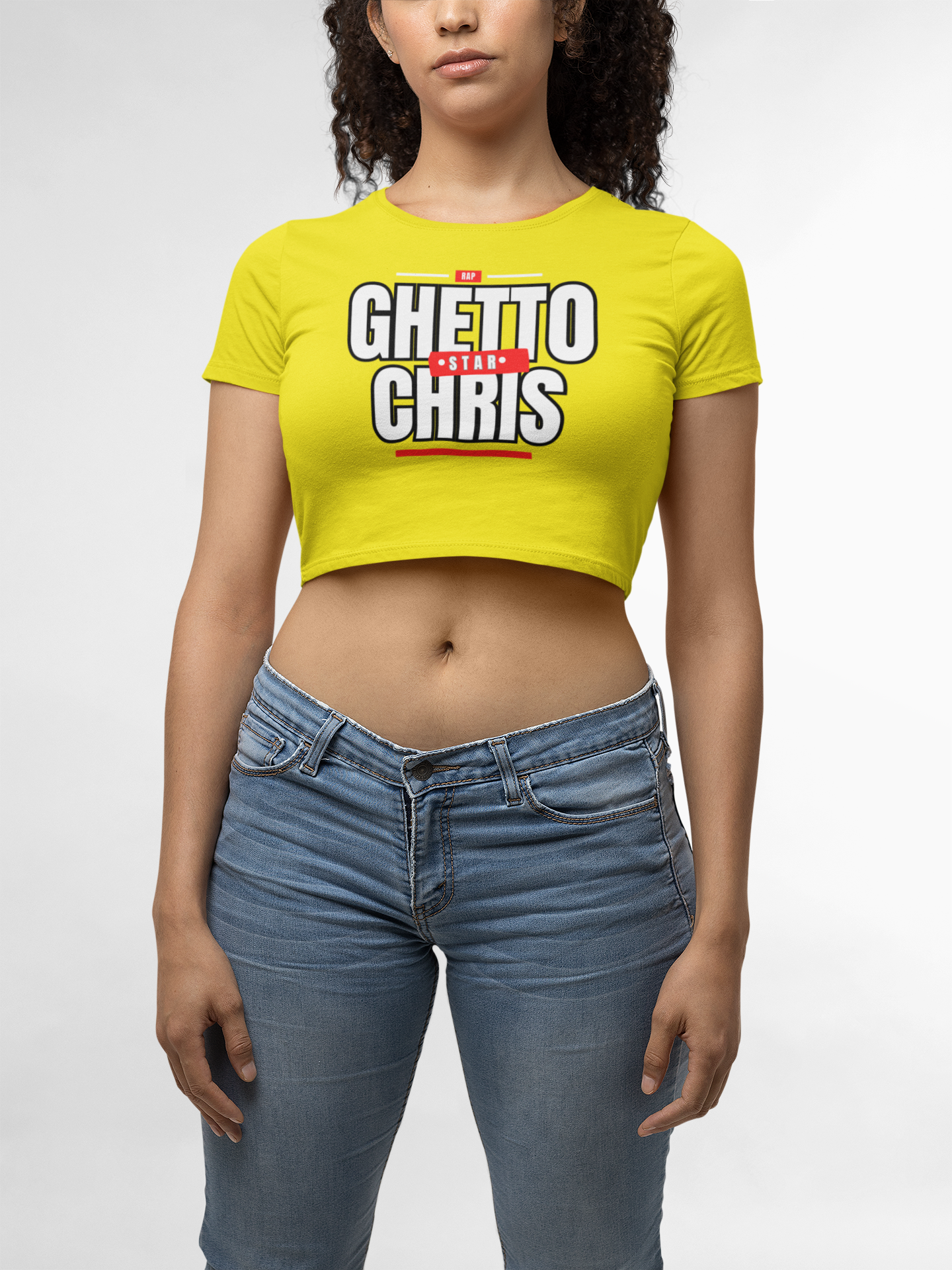 Ghetto Chris Touring Crop Tee (Women)