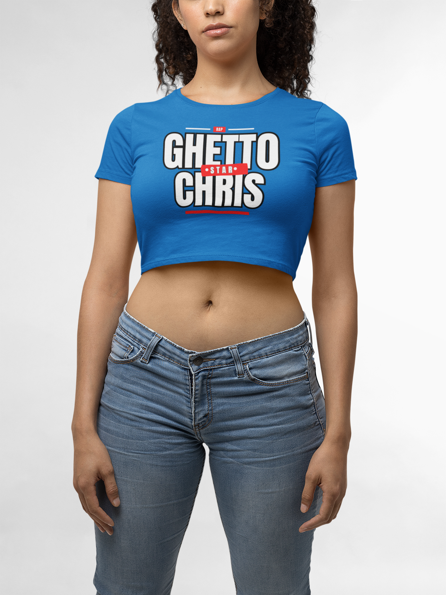 Ghetto Chris Touring Crop Tee (Women)