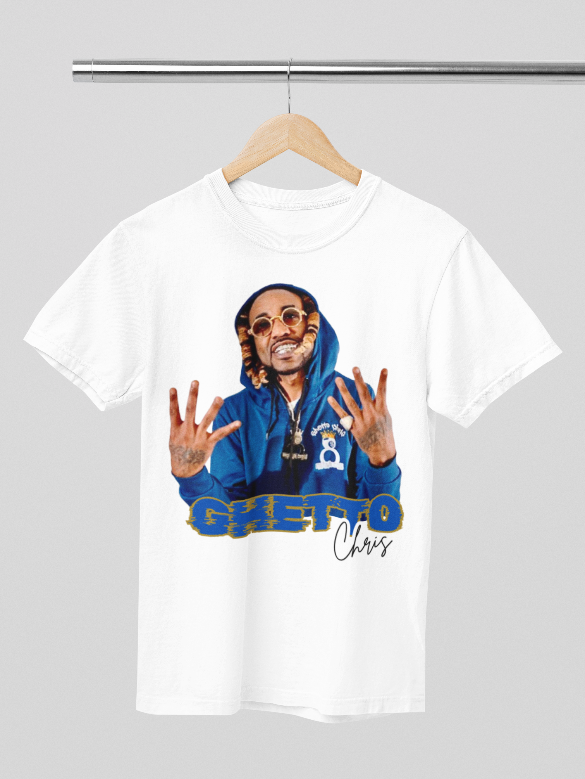 Ghetto Chris Fan T- Shirt